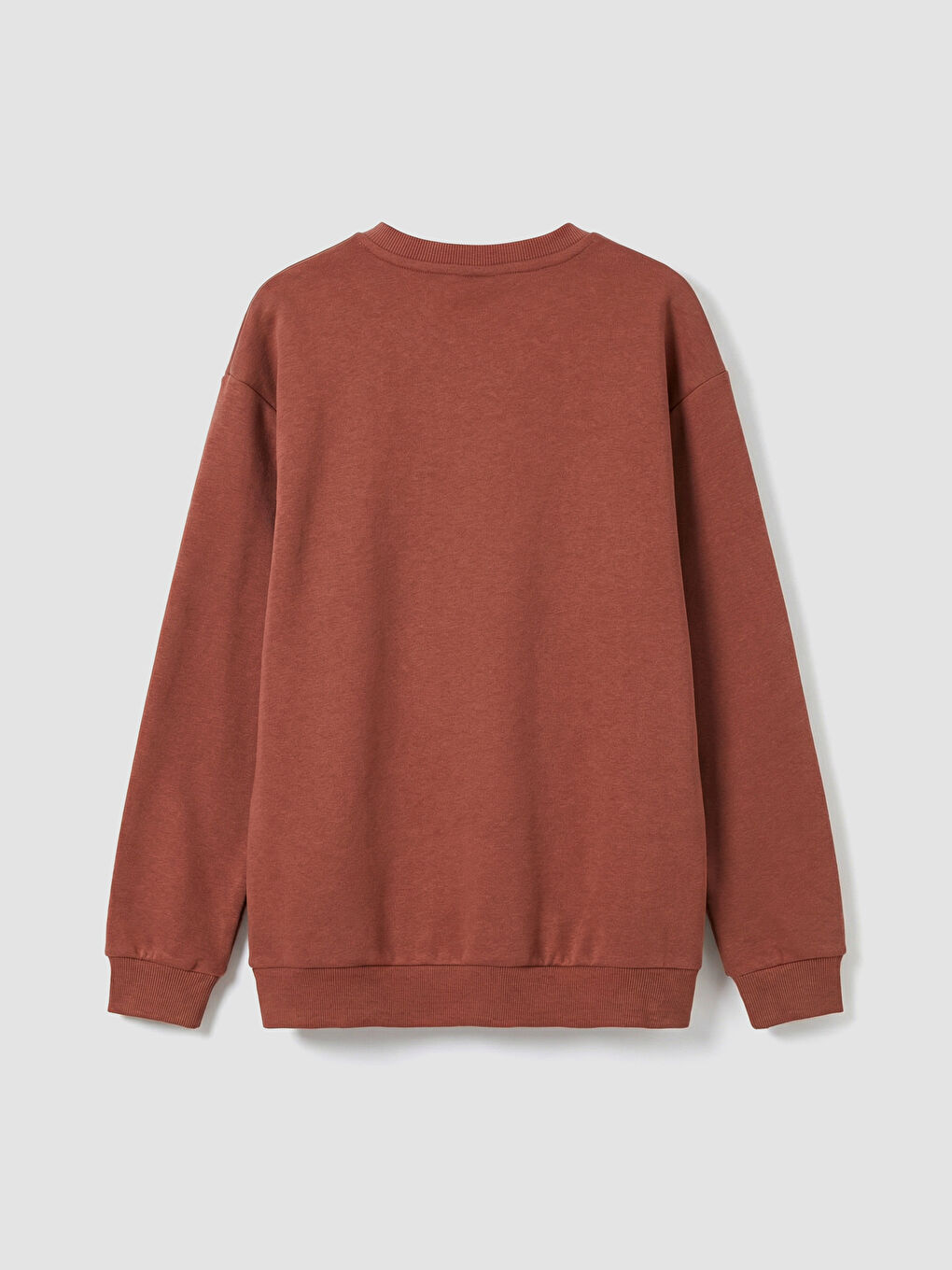 Pembe Bisiklet Yaka Baskılı Erkek Çocuk Sweatshirt-1