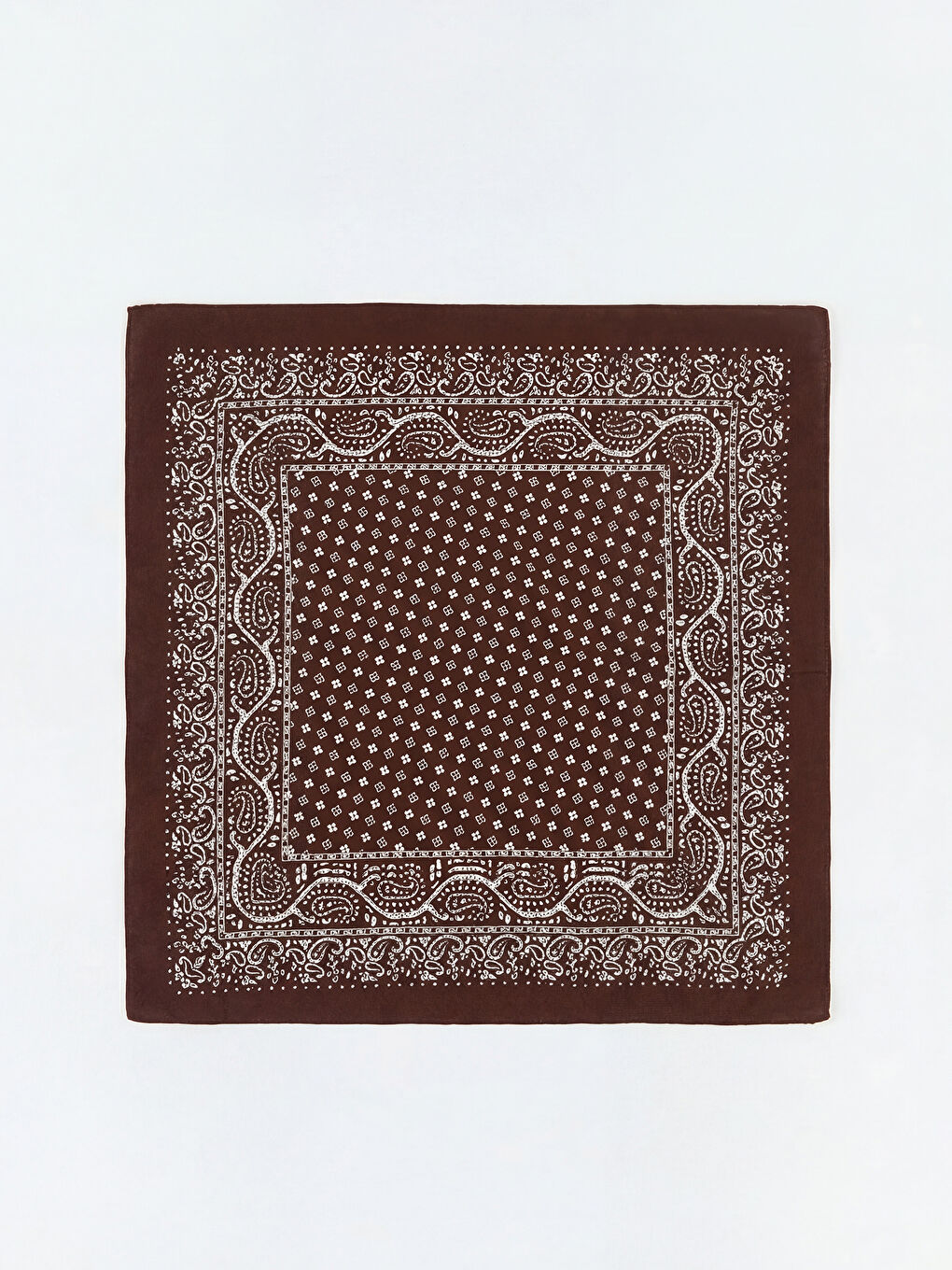 Kahverengi Desenli Kadın Bandana  2'li-3