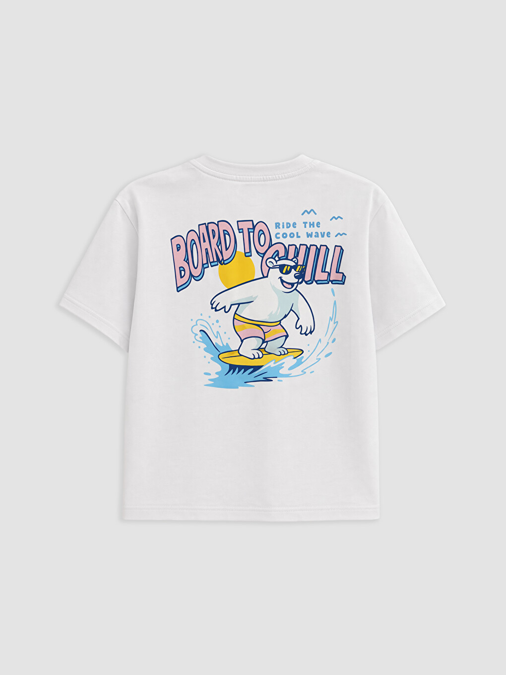 Crew Neck Printed Boys' T-shirt-1