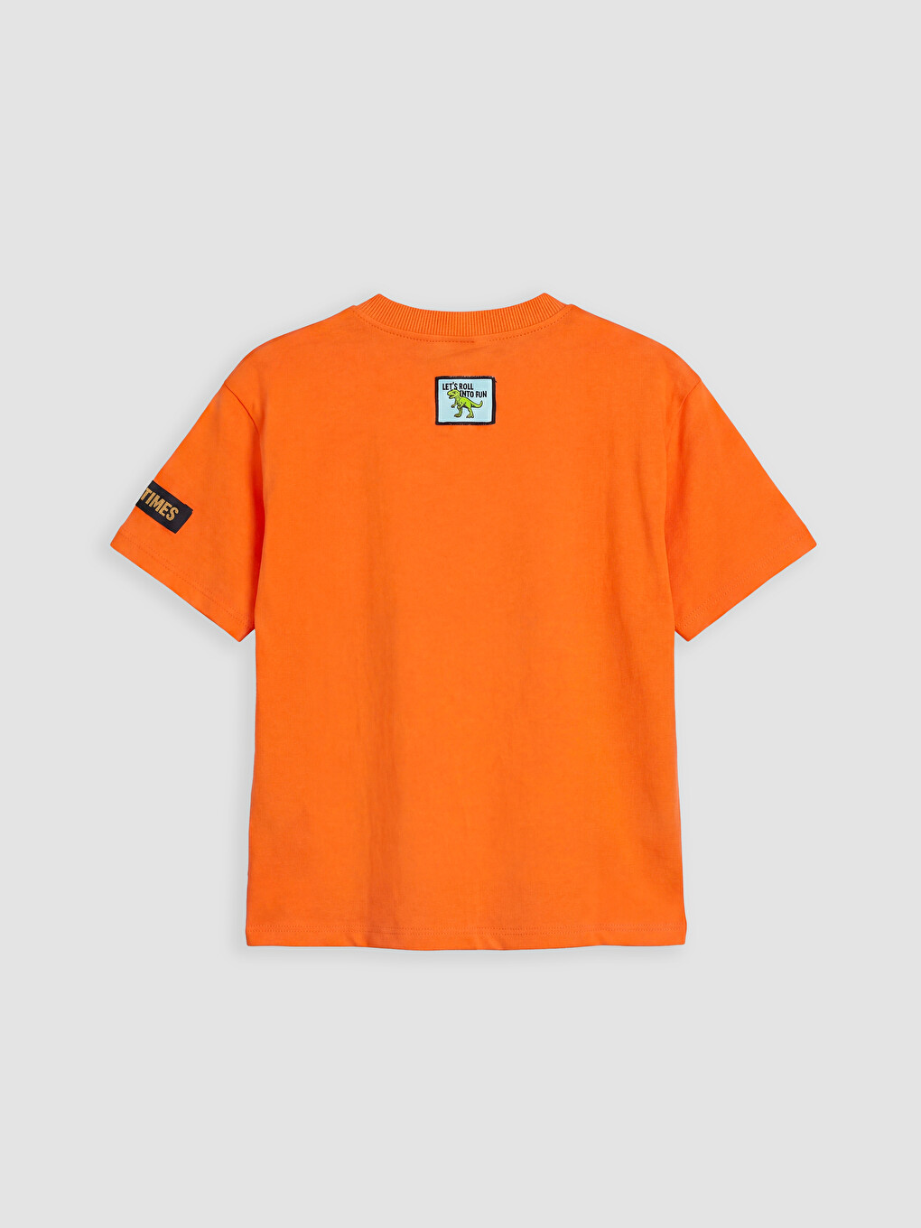 Crew Neck Printed Boys' T-Shirt-2