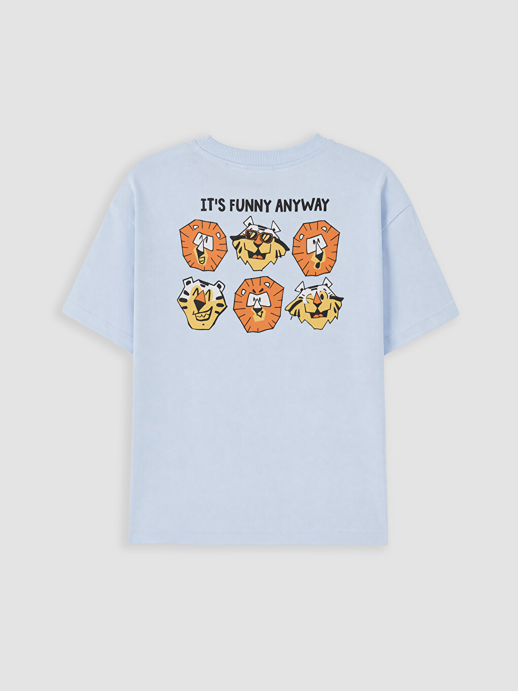 Crew Neck Printed Boys' T-Shirt 2 Pack-6