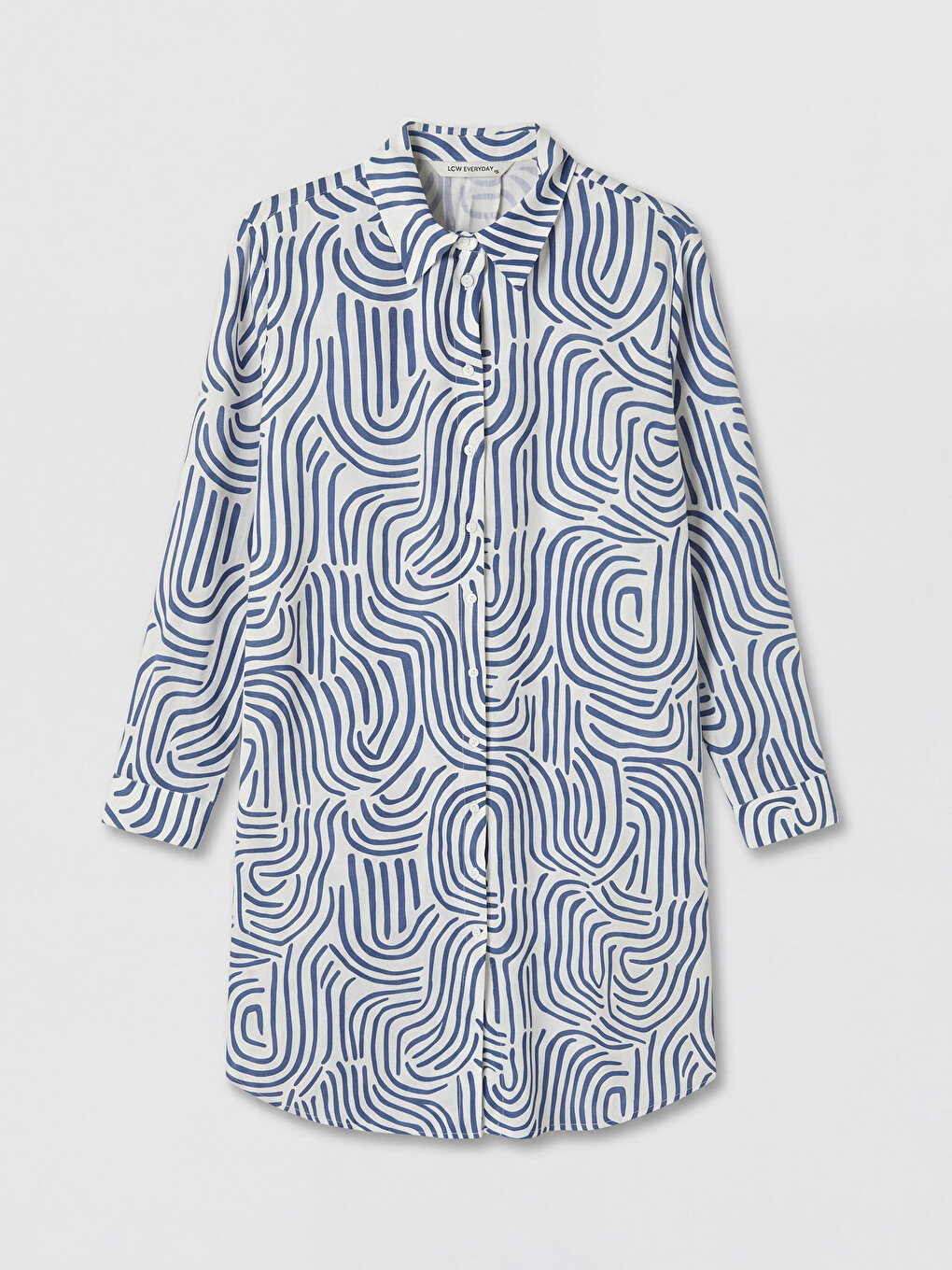 Patterned Women's Shirt Tunic-4