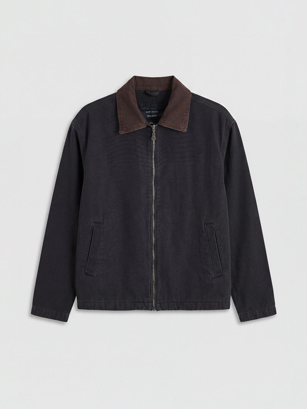 İndigo Standart Kalıp Kadife Yaka Erkek Ceket-4