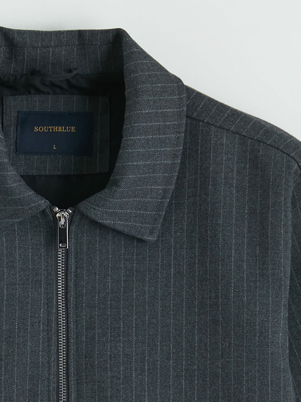 Antrasit Standart Kalıp Gömlek Yaka Erkek Mont-1