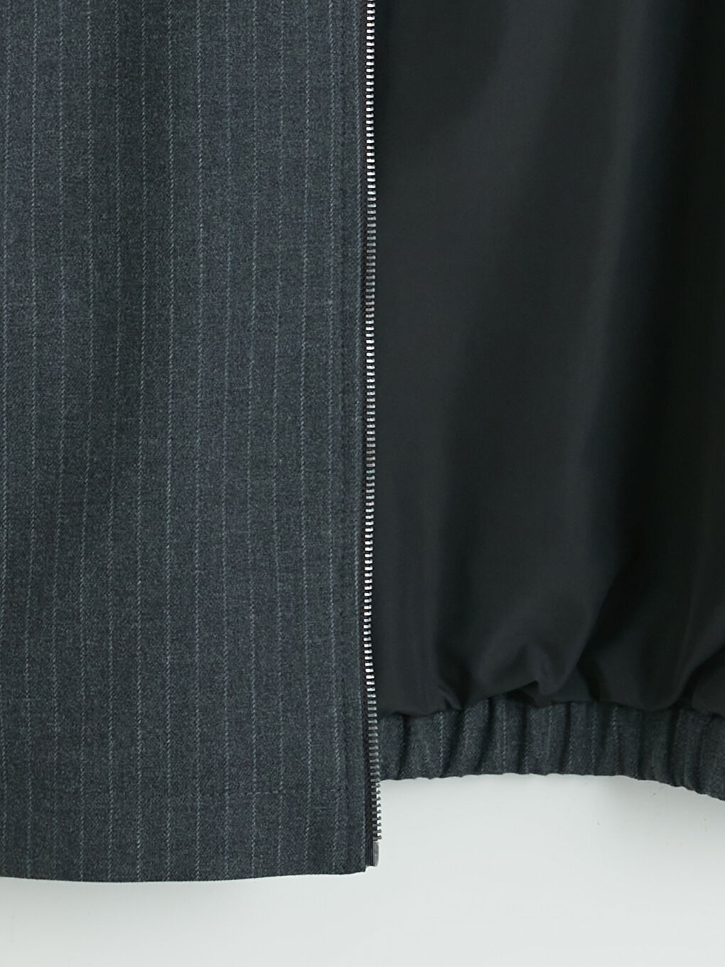 Antrasit Standart Kalıp Gömlek Yaka Erkek Mont-2