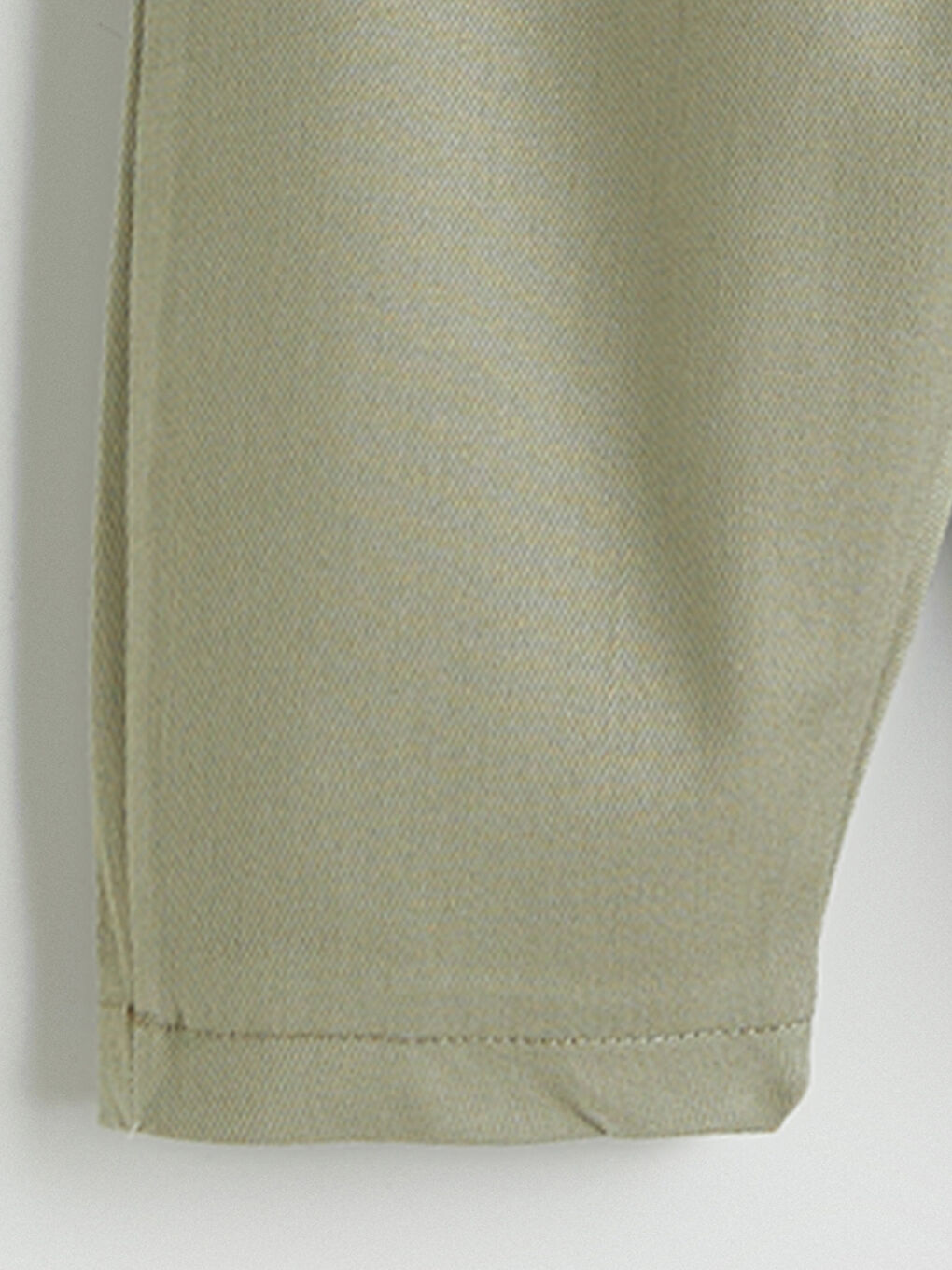 Bej Polo Yaka Erkek Bebek Tişört ve Pantolon-5