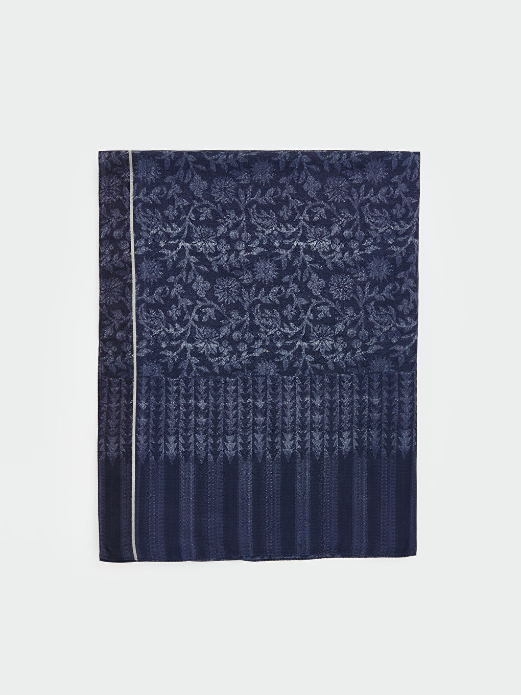 Woman NAVY Large Scarf-1