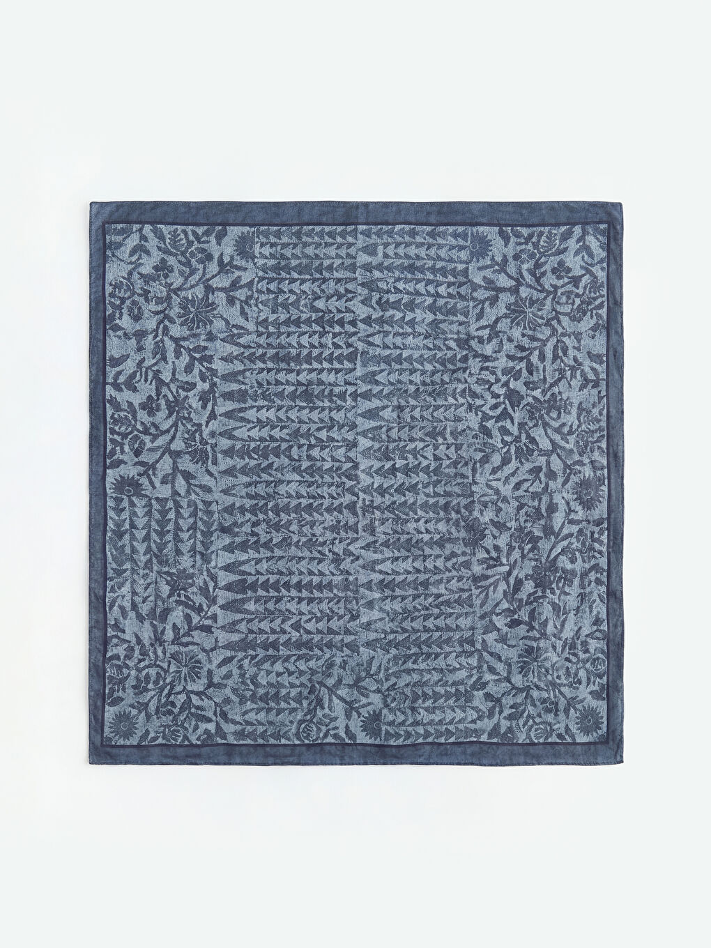 Woman BLUE Large Scarf-1