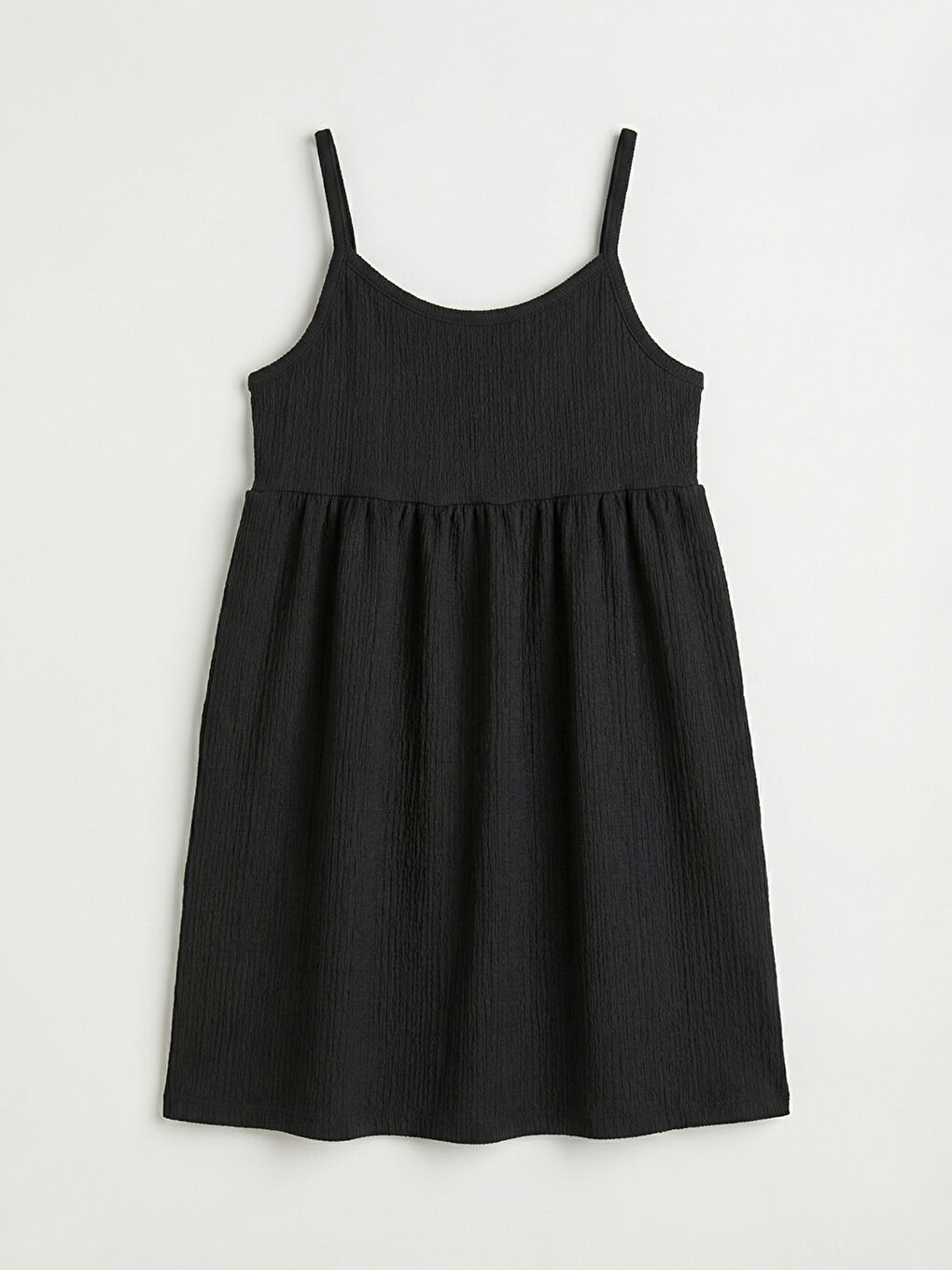 Siyah Dokulu Kız Çocuk Elbise