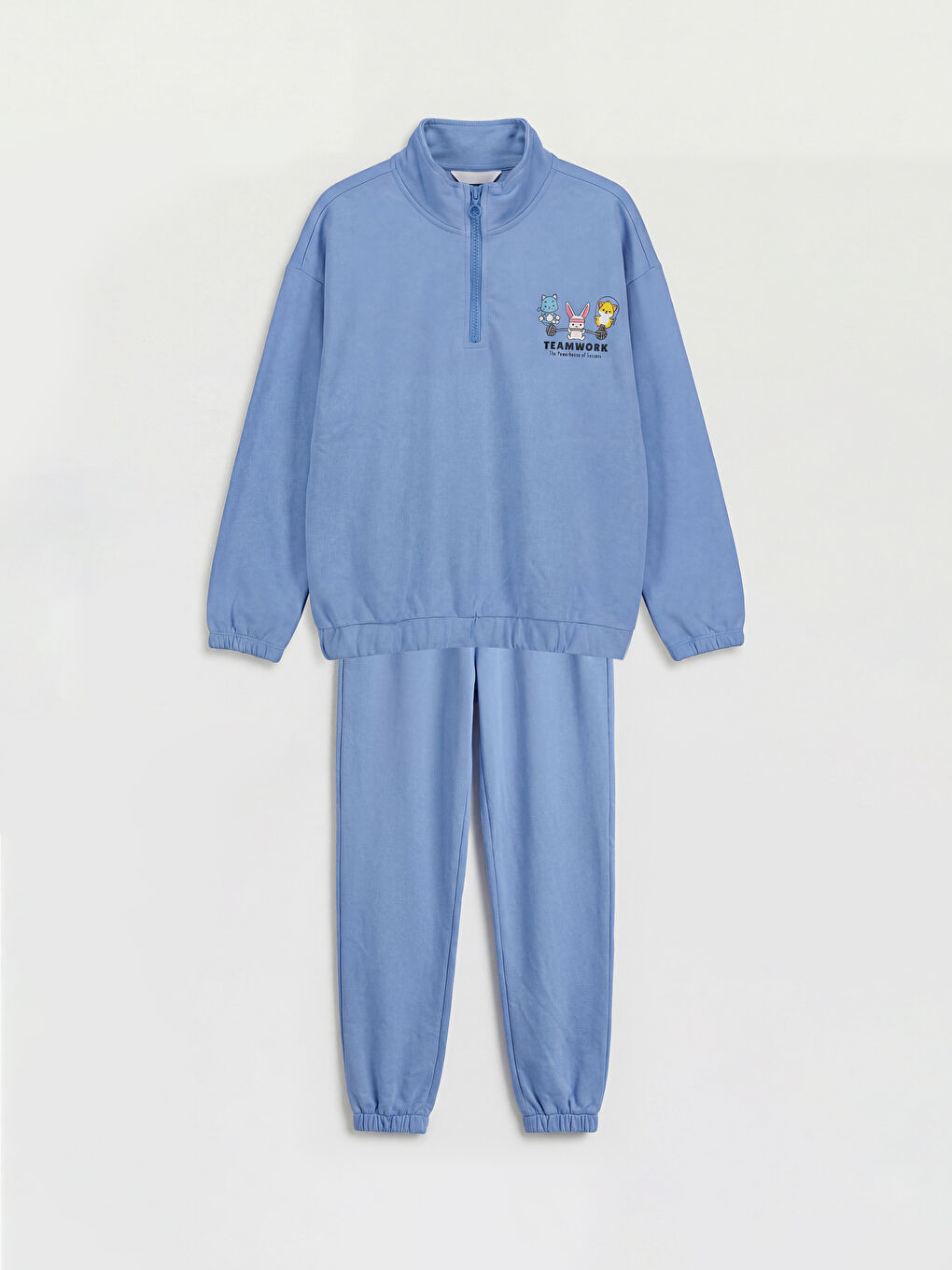 Girl BLUE Tracksuit Set-1