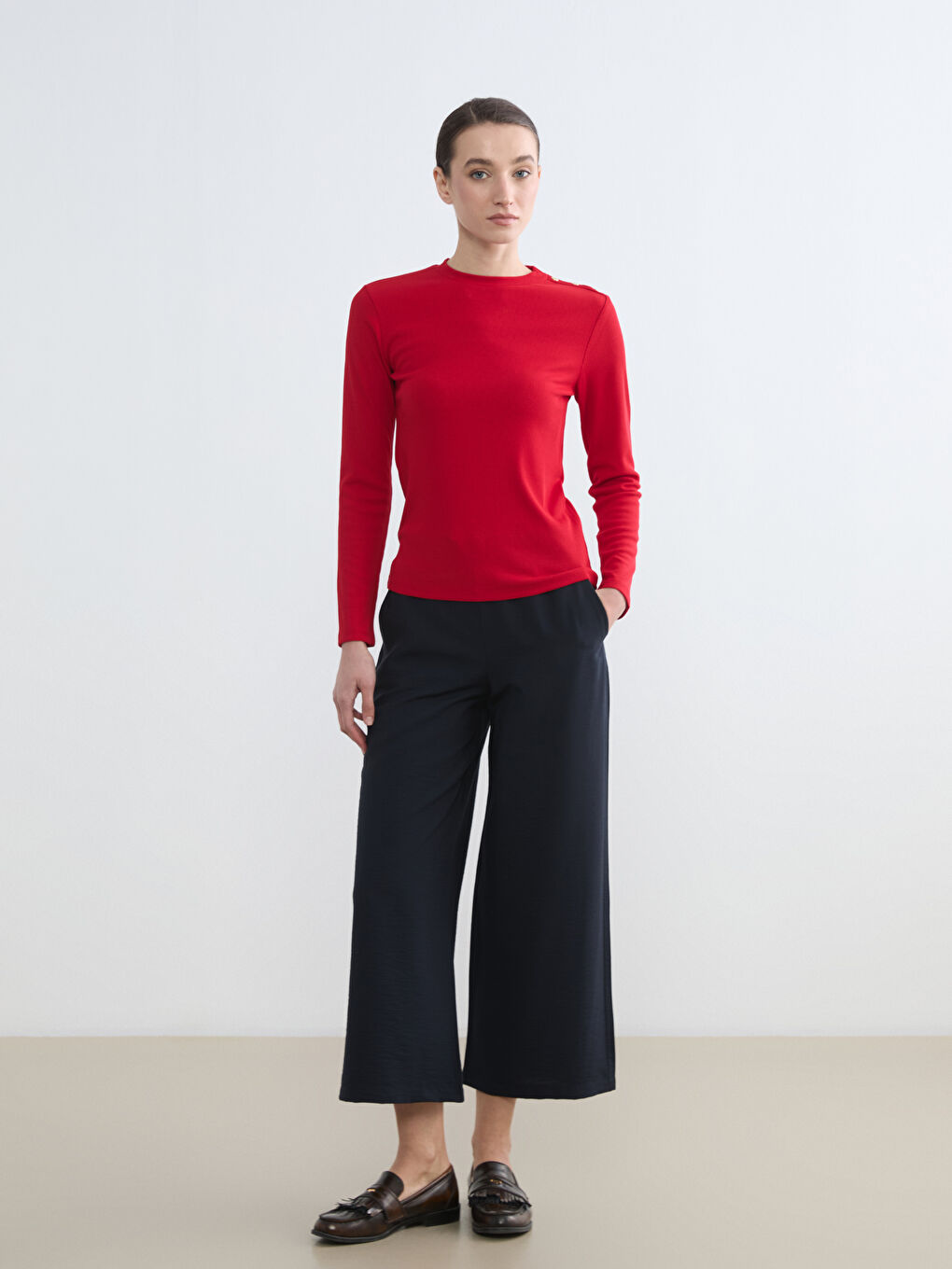 Women's Crew Neck Bodysuit-1