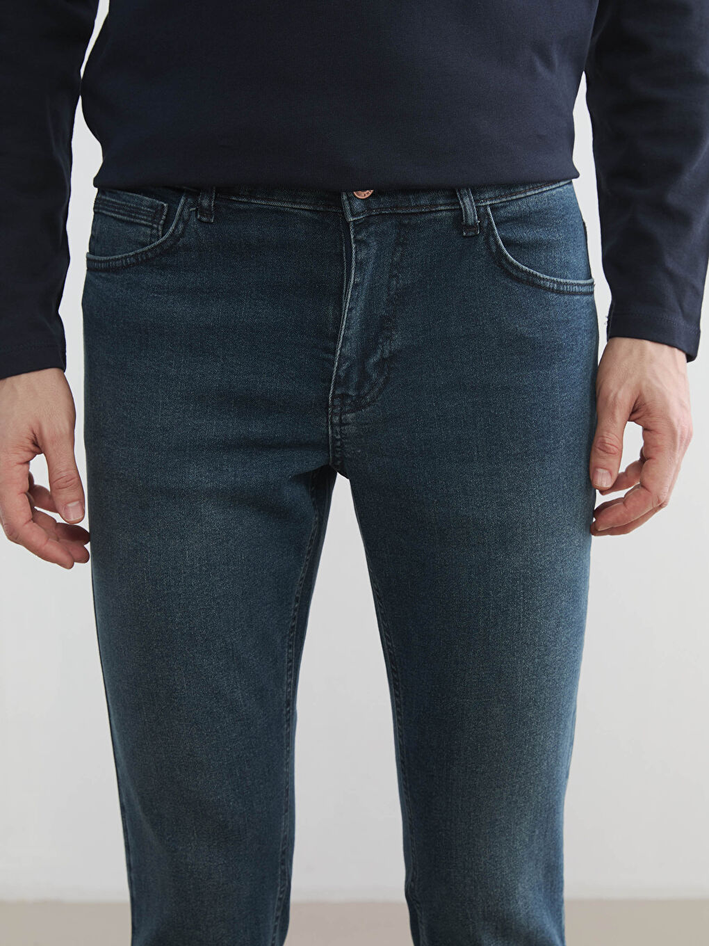 Yeşil 779 Regular Fit Erkek Jean Pantolon-2