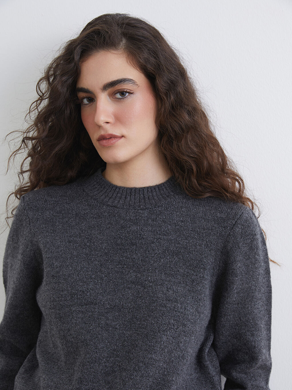Women's Crew Neck Knit Sweater  
