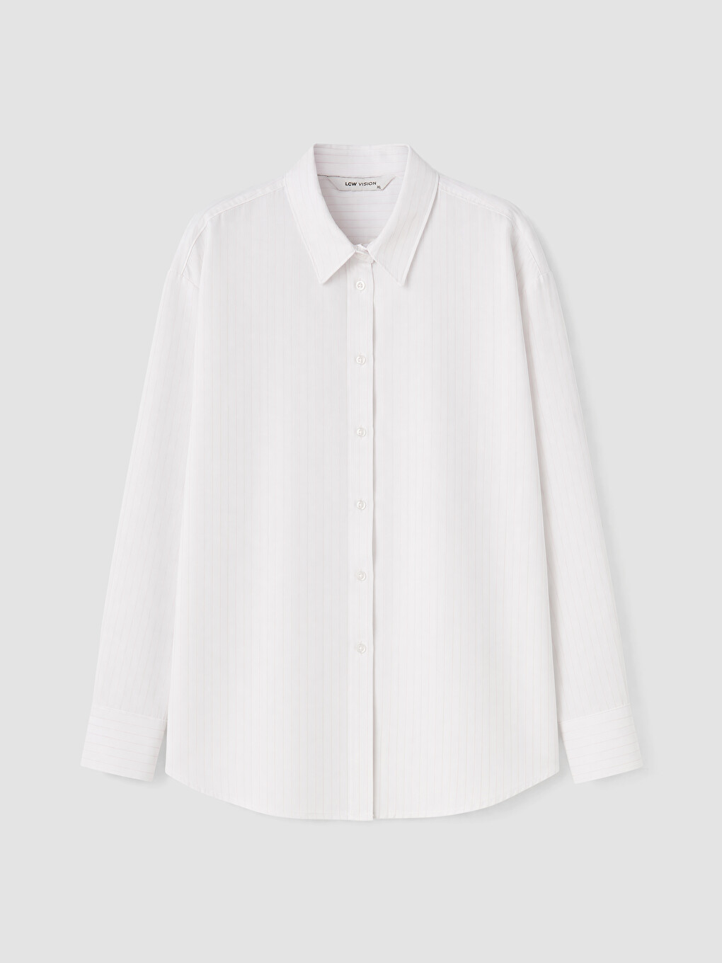 Striped Oversize Poplin Women's Shirt