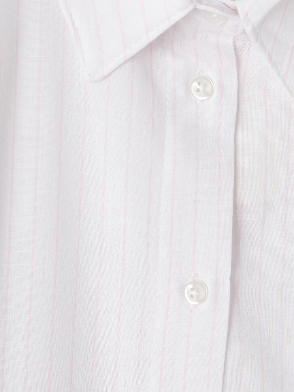 Striped Oversize Poplin Women's Shirt-1