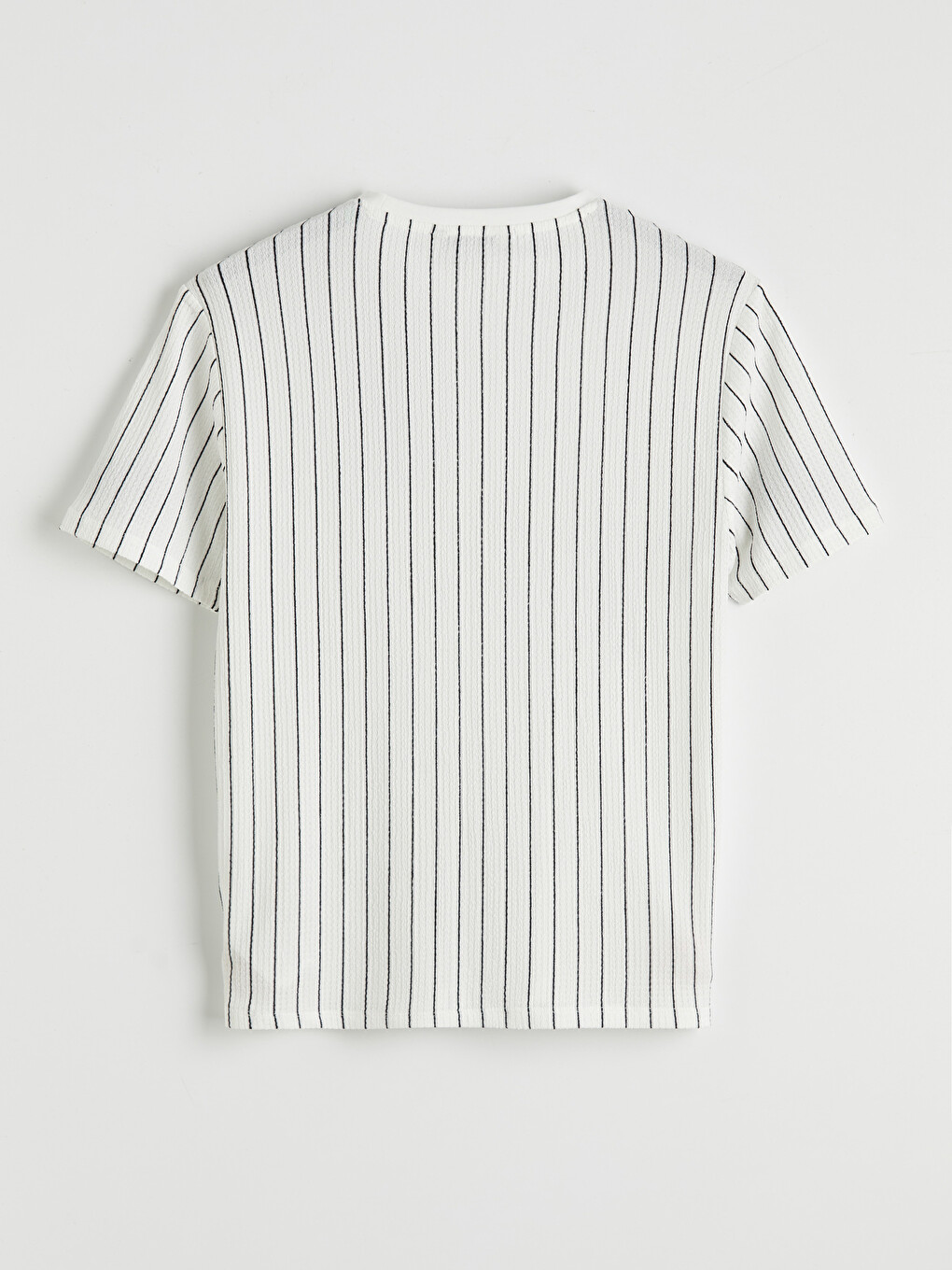 Crew Neck Striped Men's T-Shirt-5