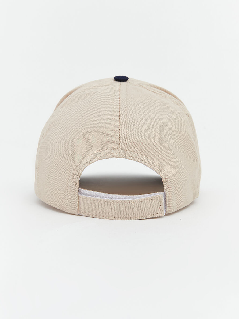 Bej Ayarlanabilir Tokalı Erkek Kep Şapka-2