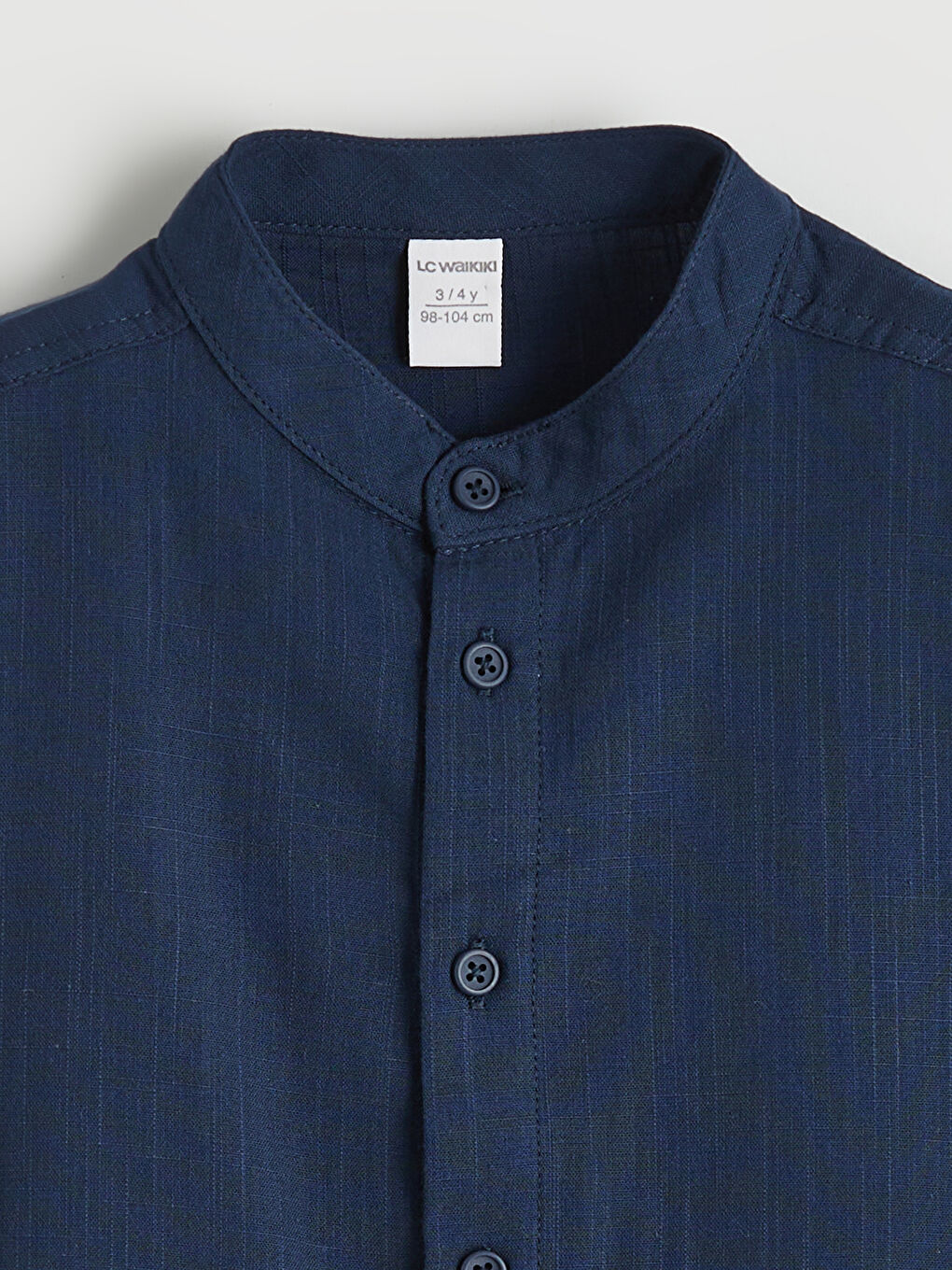 İndigo Hakim Yaka Erkek Çocuk Gömlek-1