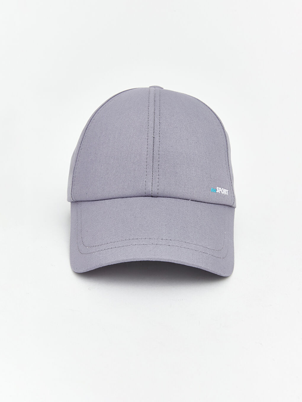 Gri Yazı Nakışlı Erkek Kep Şapka 