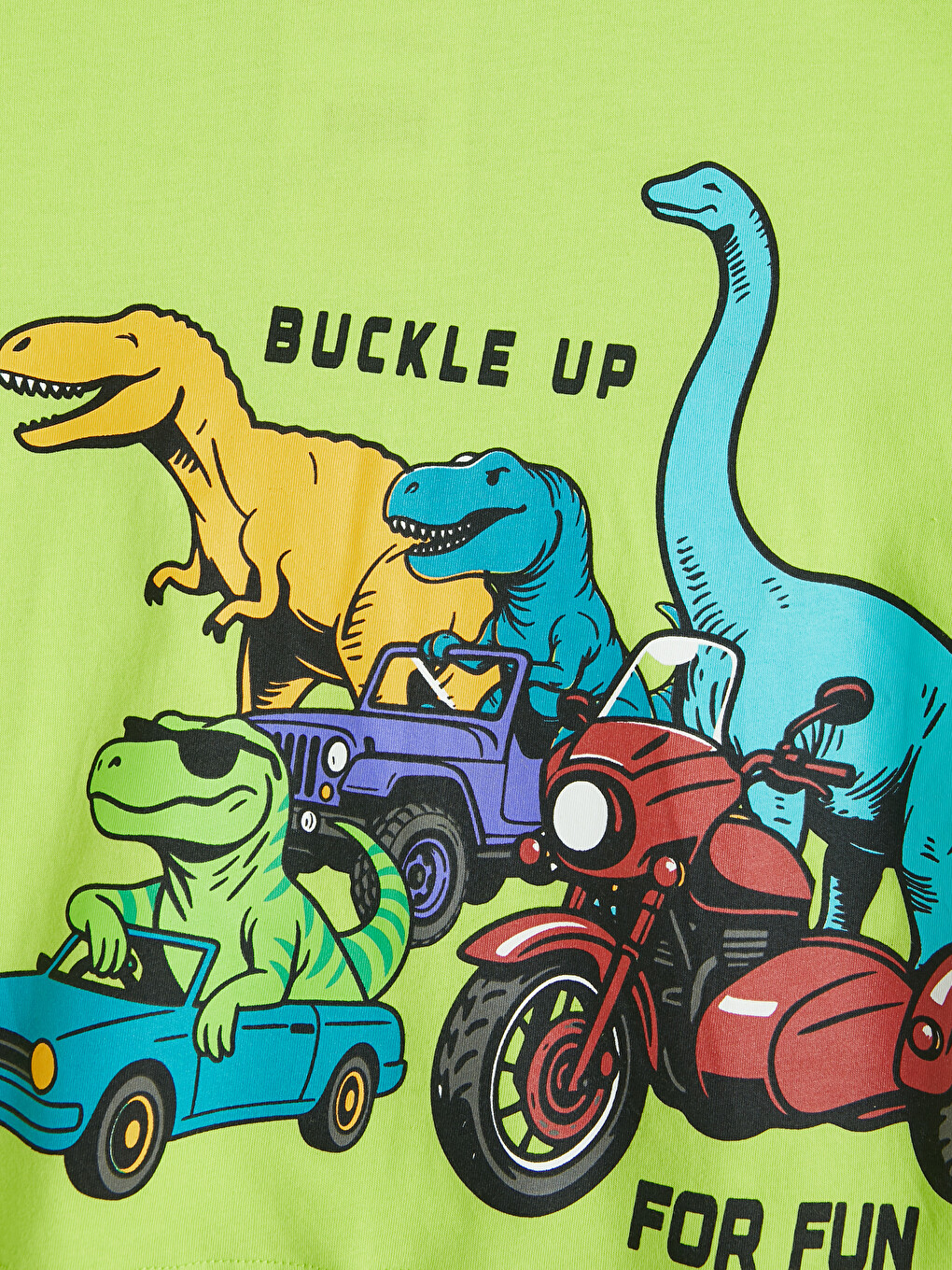 Crew Neck Printed Boys' T-Shirt-2