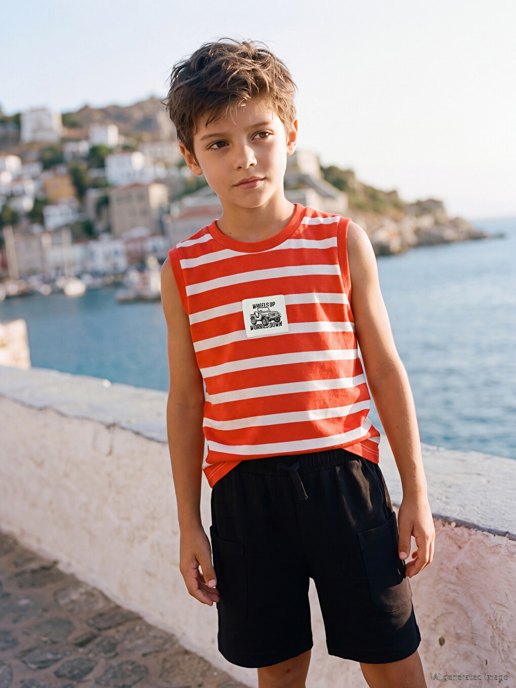 Striped Boys' Tank Top