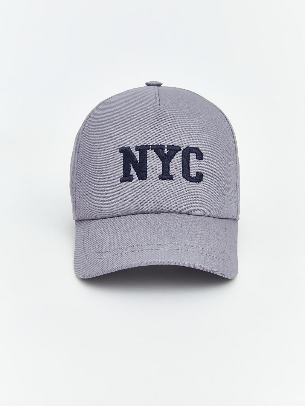 Gri NYC Nakışlı Erkek Çocuk Kep Şapka