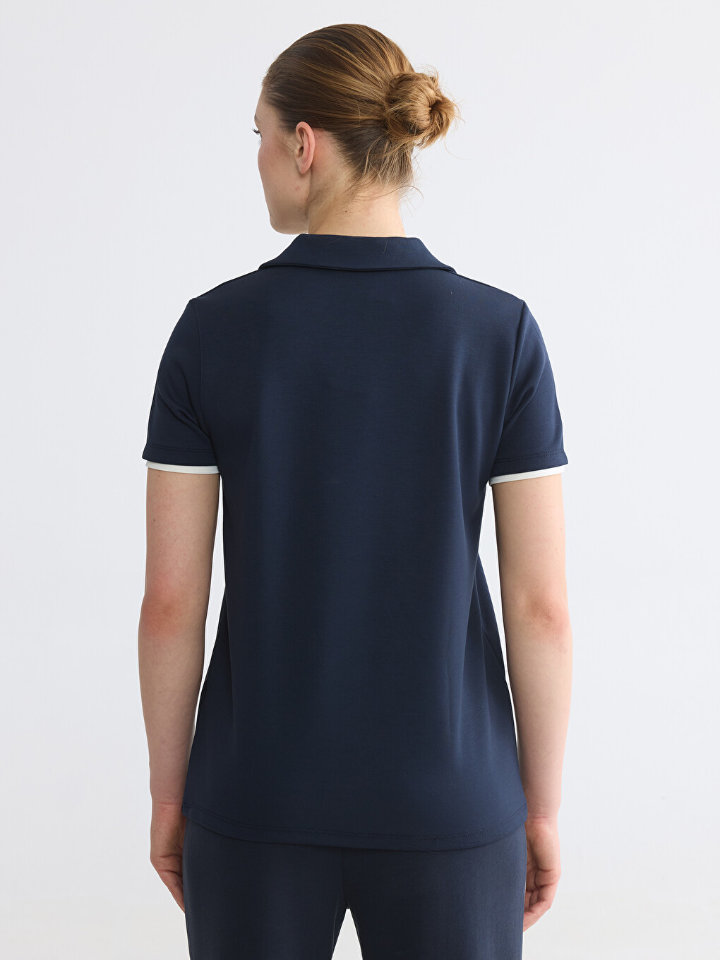 Polo Collar Women's T-Shirt-5