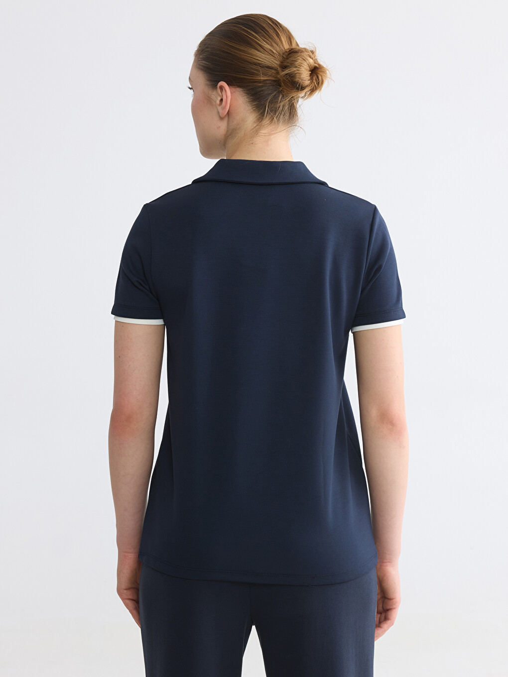 Polo Collar Women's T-Shirt-7