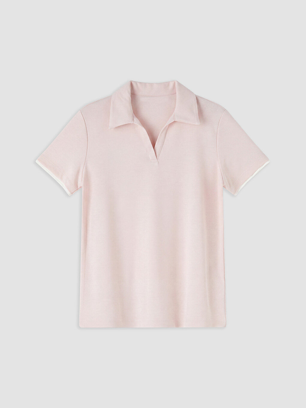 Polo Collar Women's T-shirt-4