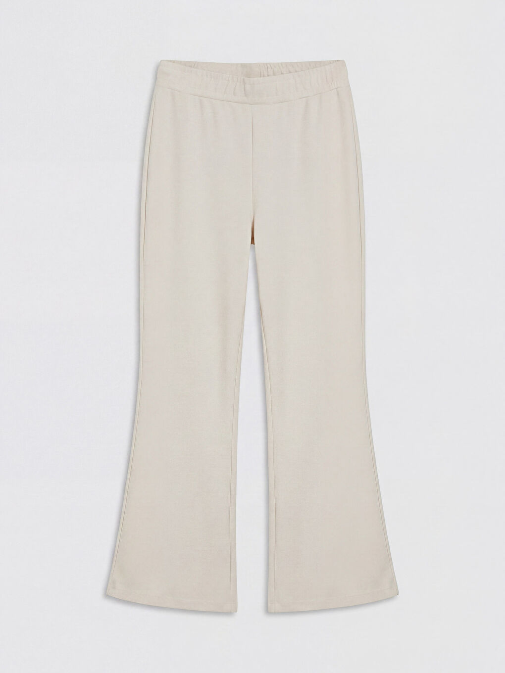 Bej İspanyol Paça Kadın Eşofman Altı