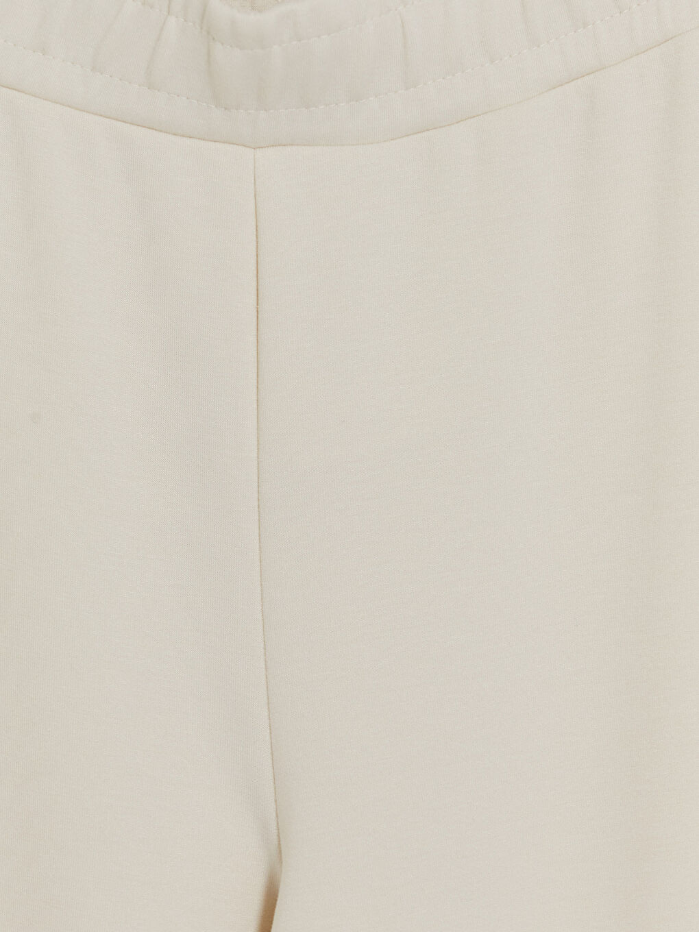 Bej İspanyol Paça Kadın Eşofman Altı-2