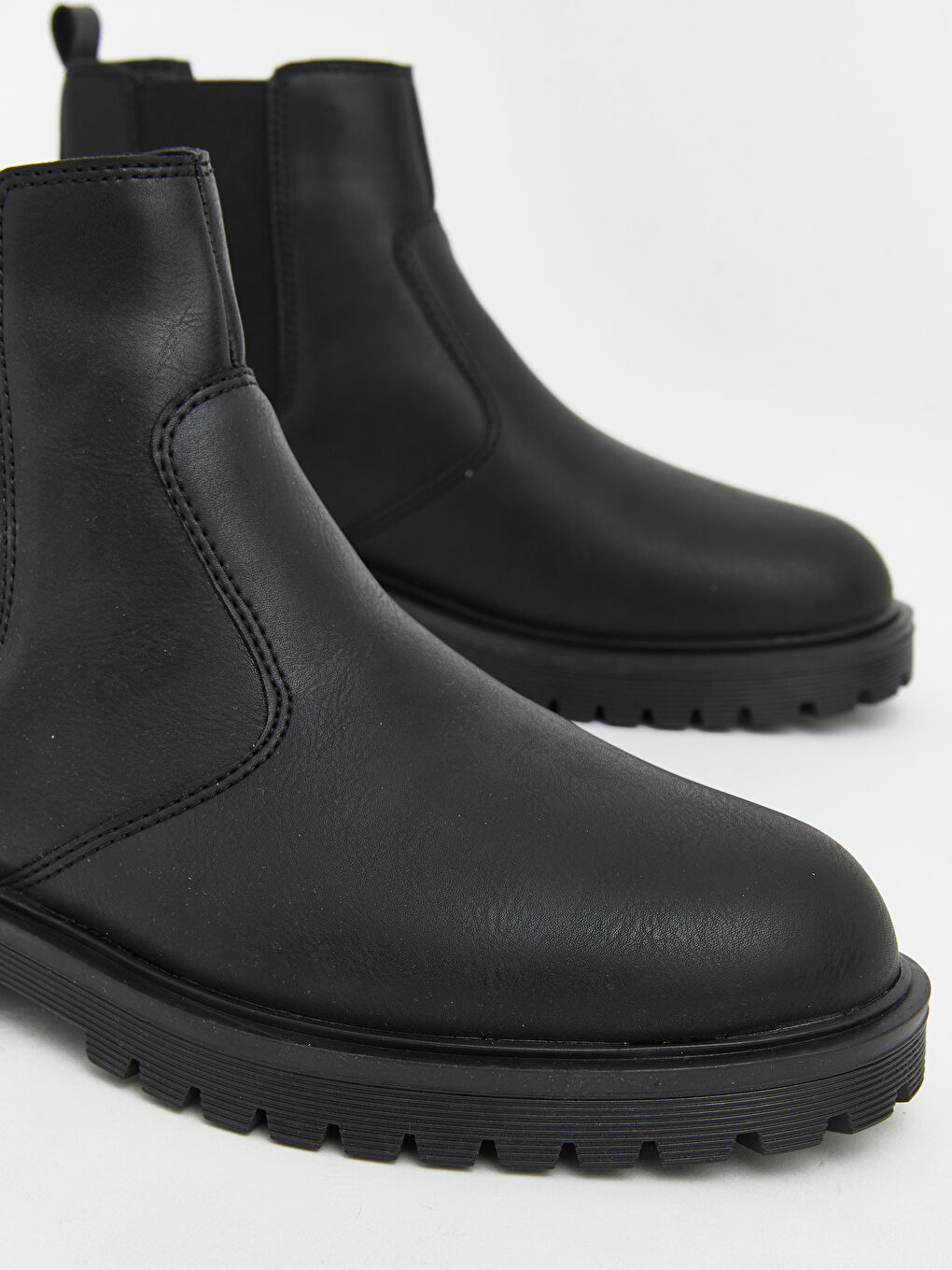 Мужчины Черный Ботинки-2