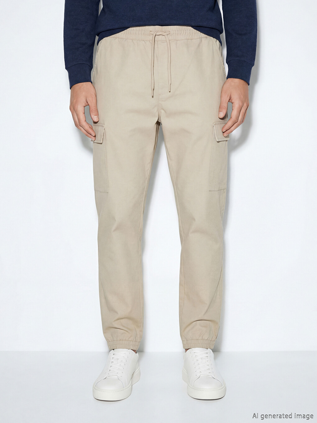 Standard Fit Men's Cargo Jogger Trousers-1