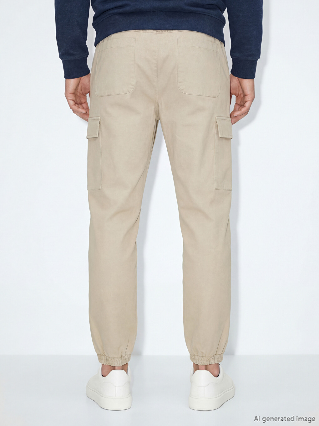 Standard Fit Men's Cargo Jogger Trousers-3