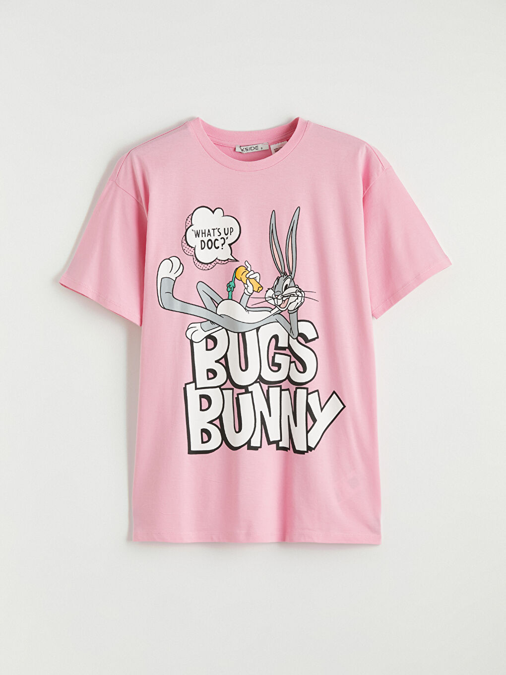 Crew Neck Bugs Bunny Printed Women's T-Shirt-1