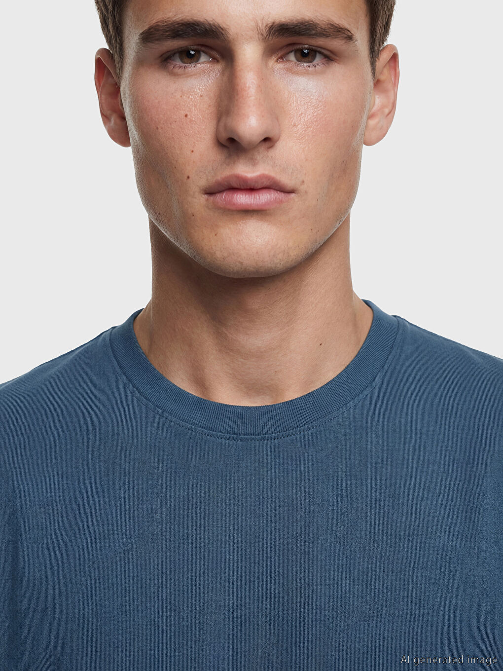 მრგვალი საყელო მამაკაცის ქამბდ მაისური-2