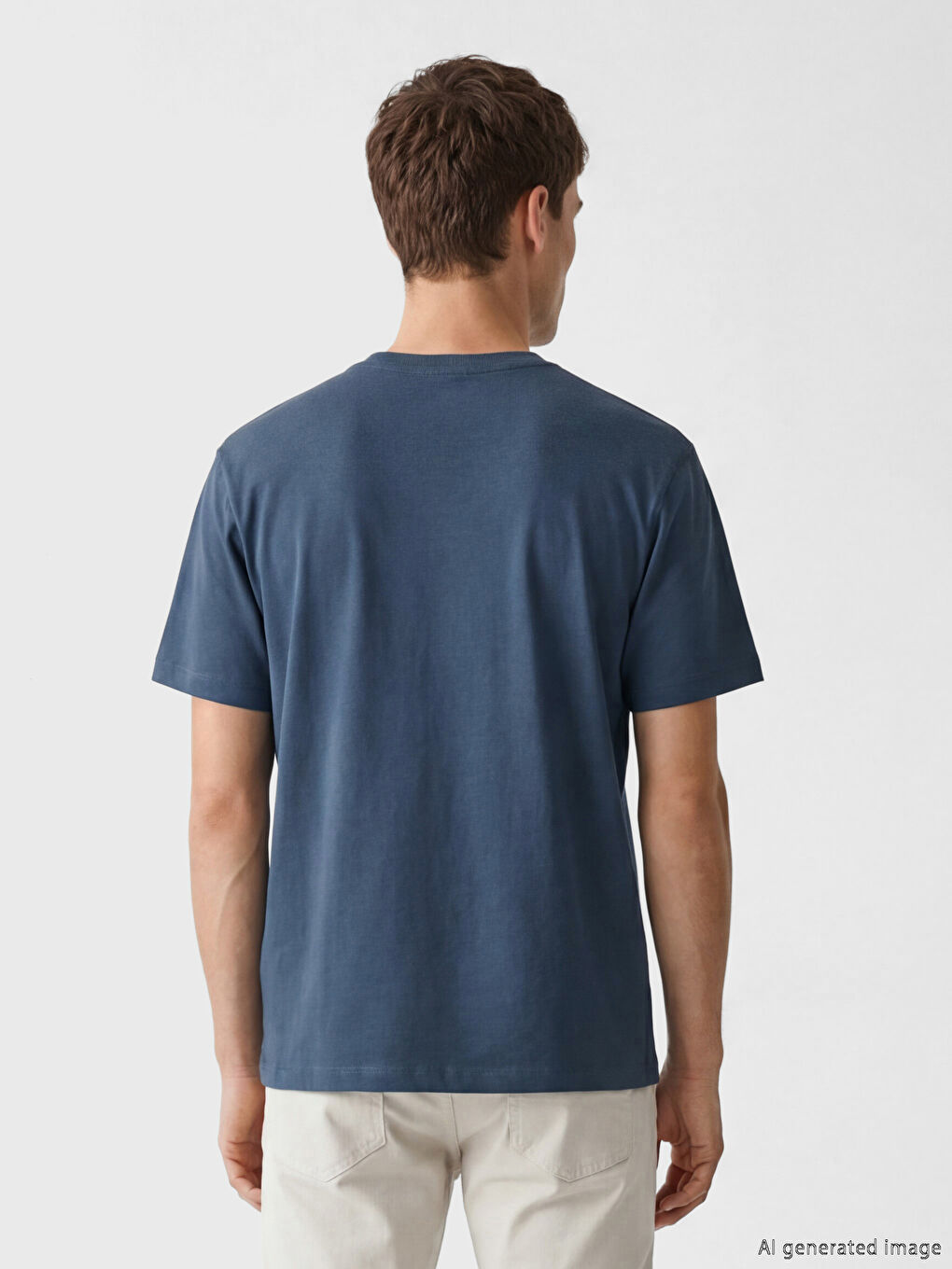 მრგვალი საყელო მამაკაცის ქამბდ მაისური-3