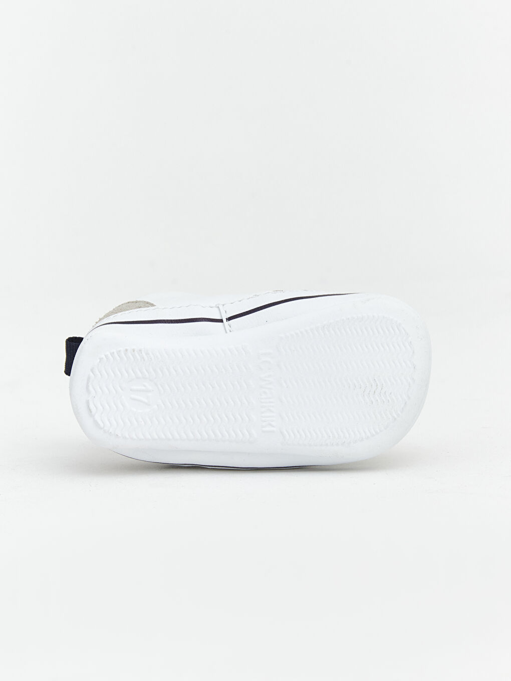 Beyaz Cırt Cırtlı Erkek Bebek Yürüme Öncesi Ayakkabı-4