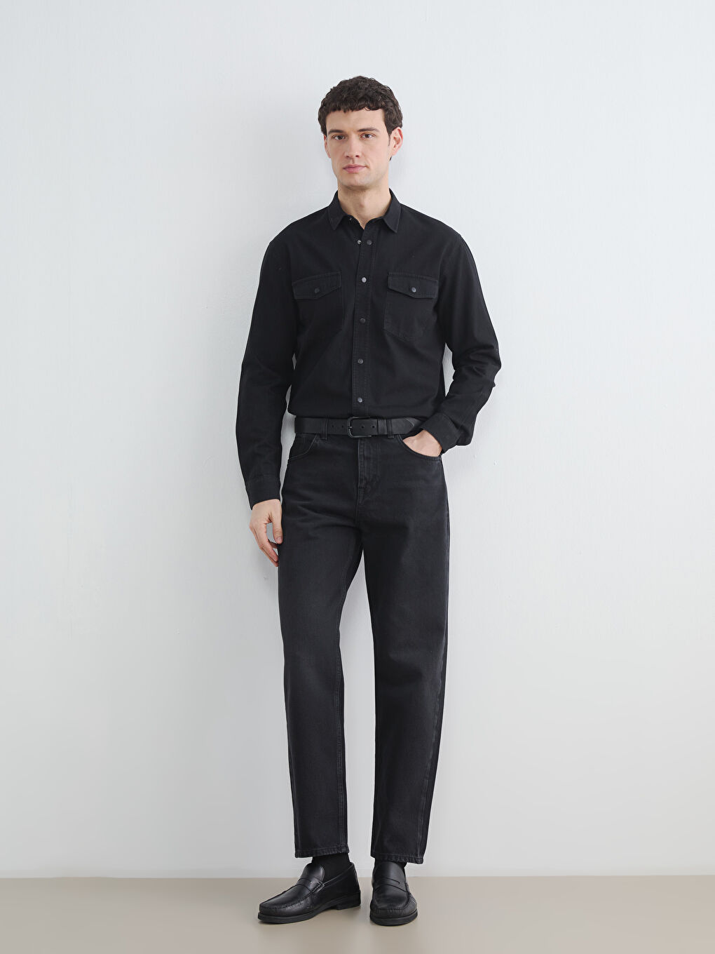 745 Джинсы свободного кроя для мужчин