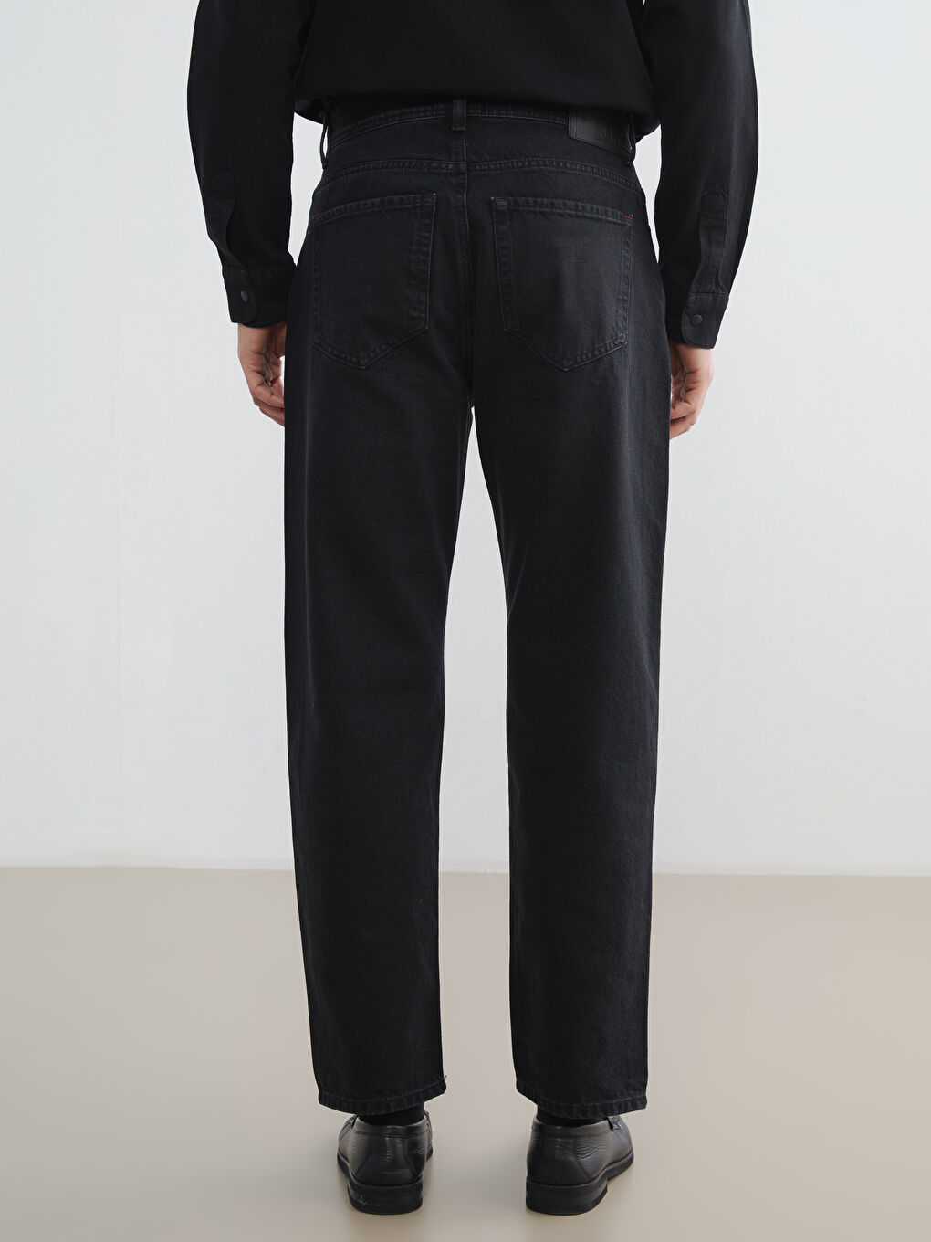 745 Джинсы свободного кроя для мужчин-3