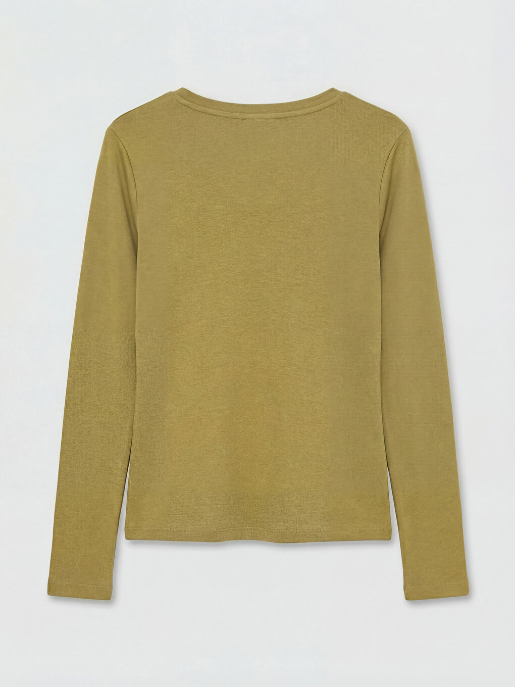 Yeşil V Yaka Kadın Body-1