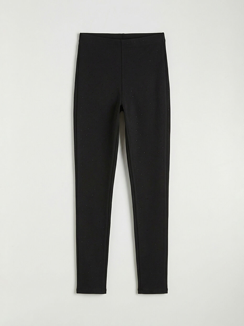 Siyah Yüksek Bel Kadın Tayt-5