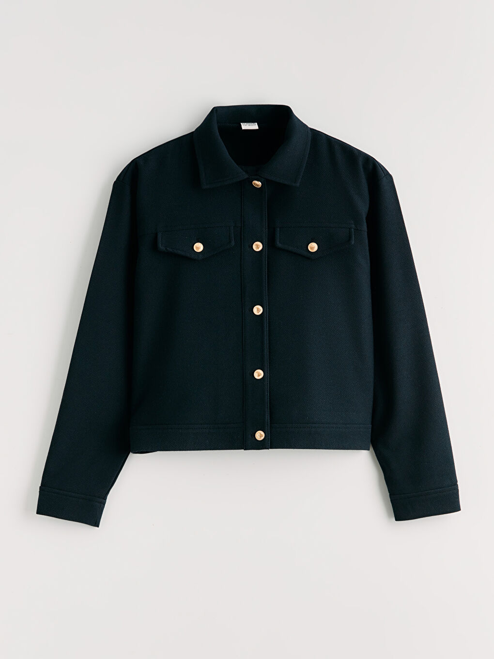 Lacivert Kız Çocuk Gömlek Ceket