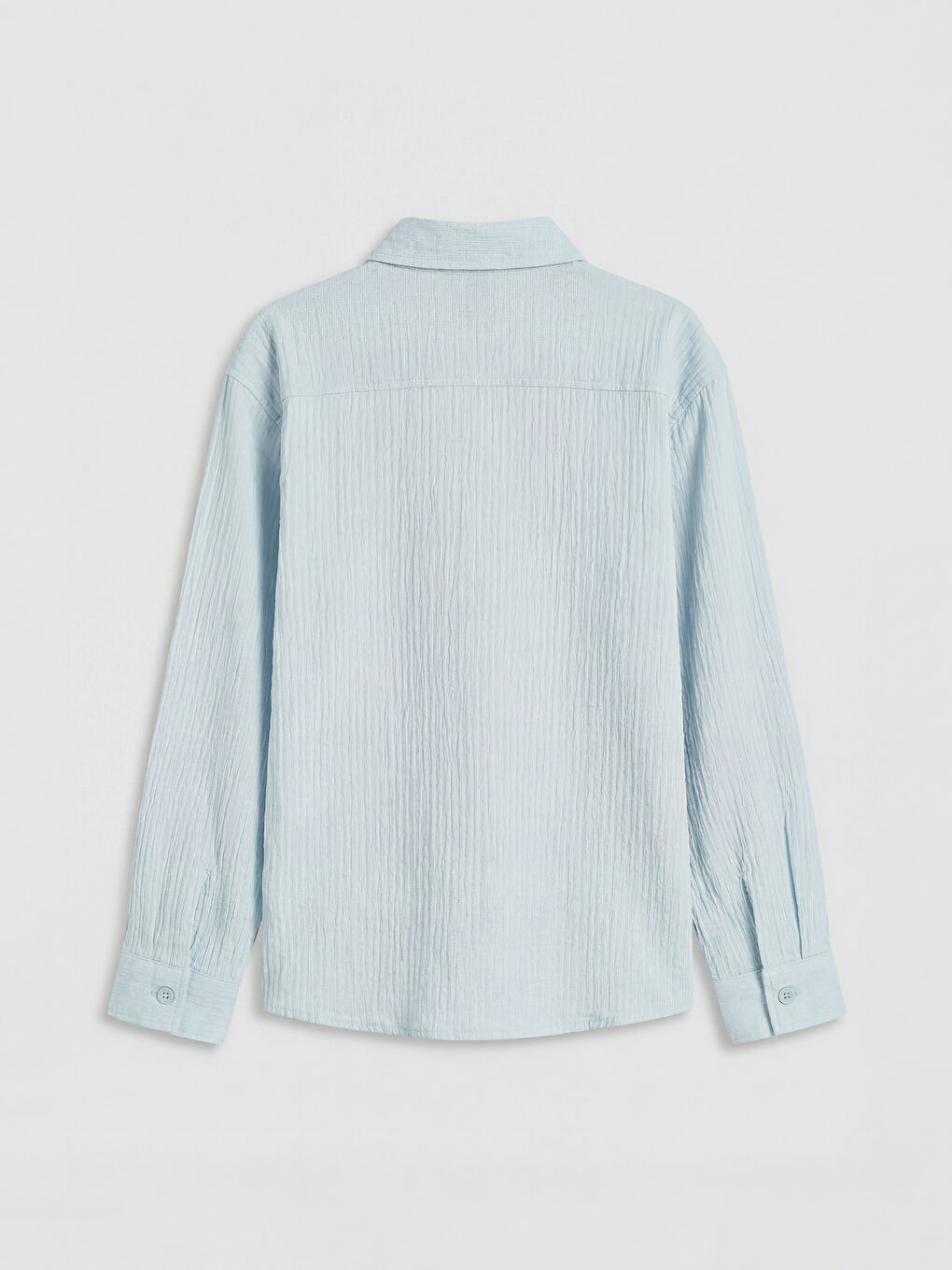 Mavi Dokulu Erkek Çocuk Gömlek-3