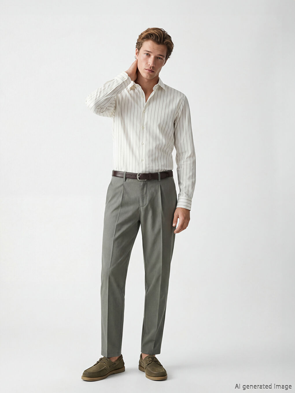 Мъж Бежово Риза-1