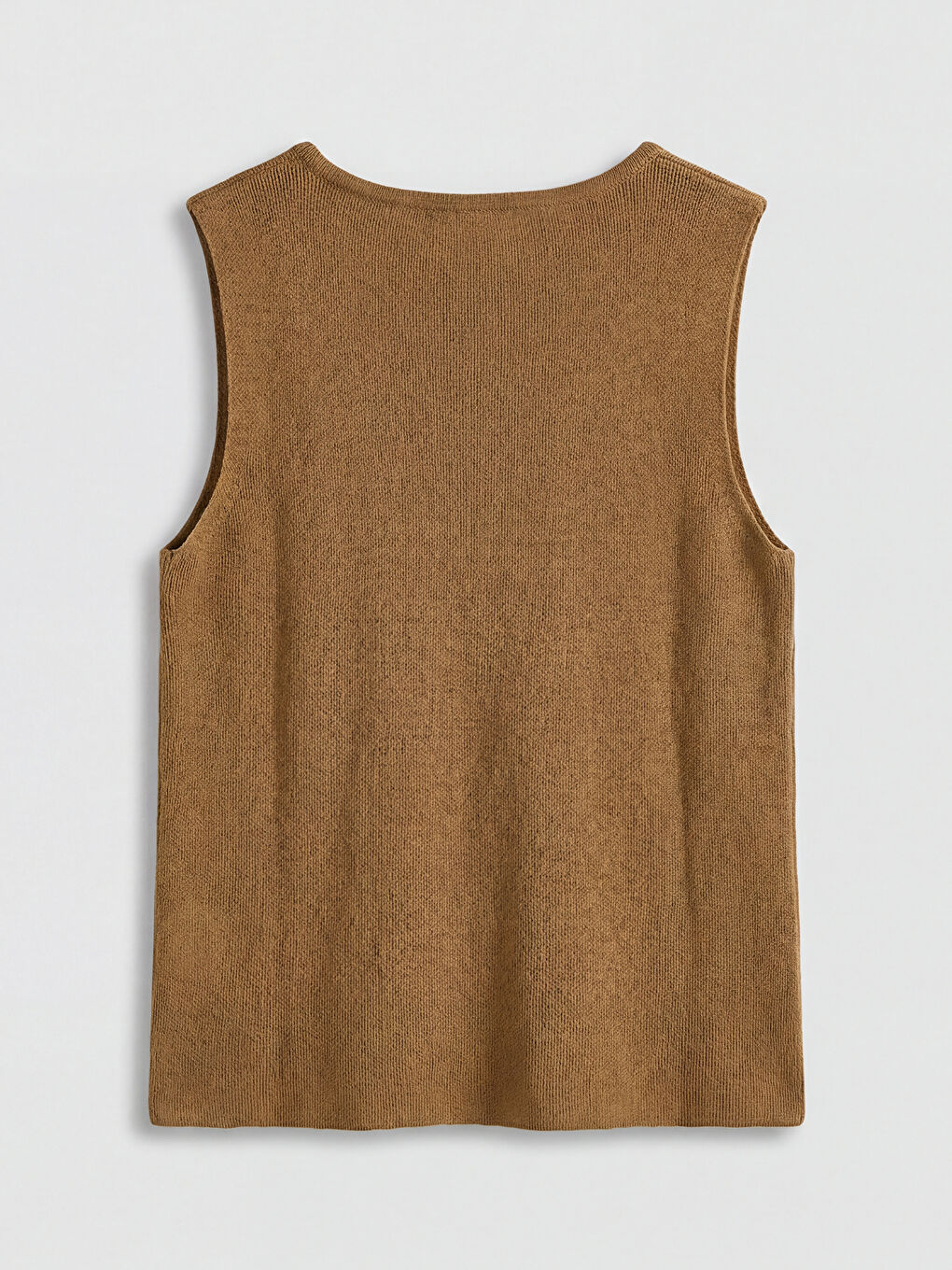 Yeşil Kaçık Yaka Kadın Triko Atlet-5