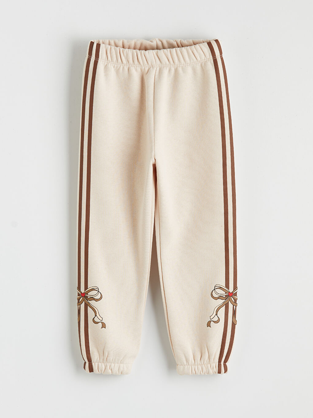 Pembe Baskılı Kız Çocuk Jogger Eşofman Altı