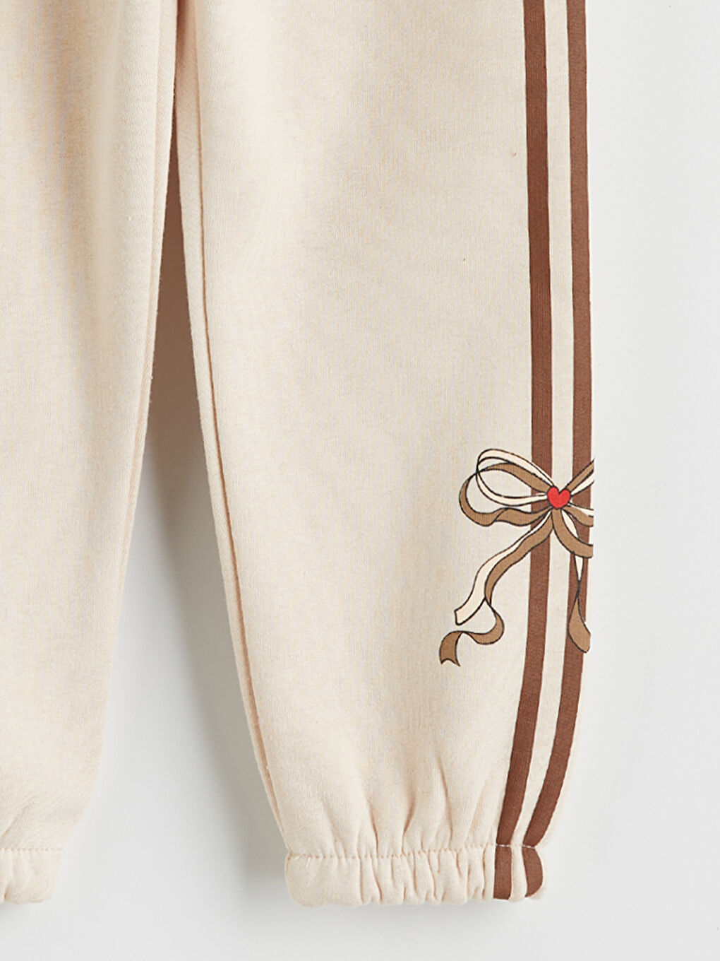 Pembe Baskılı Kız Çocuk Jogger Eşofman Altı-3