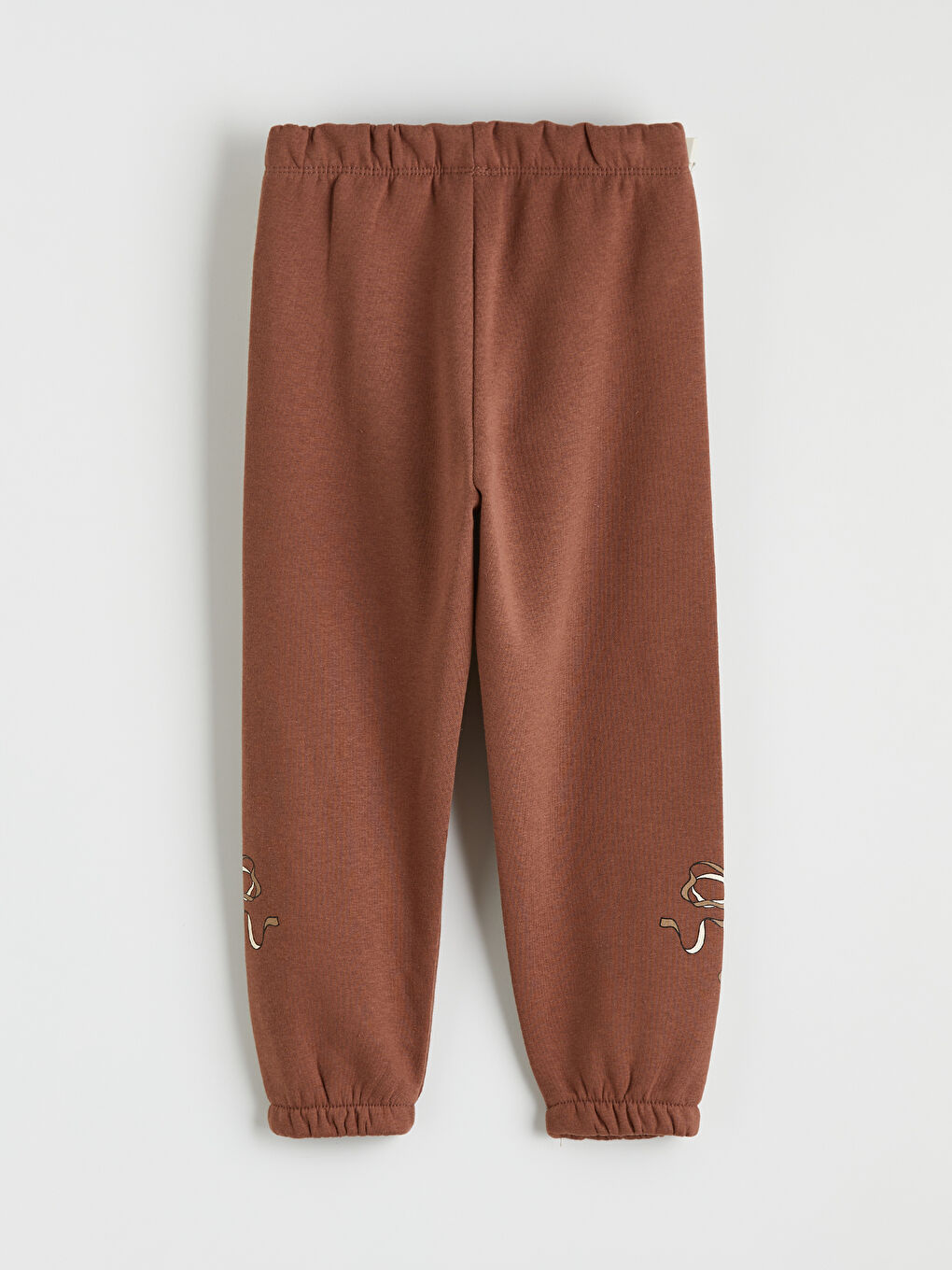 Kahverengi Kız Çocuk Kalın Jogger Eşofman Altı 2'li-3