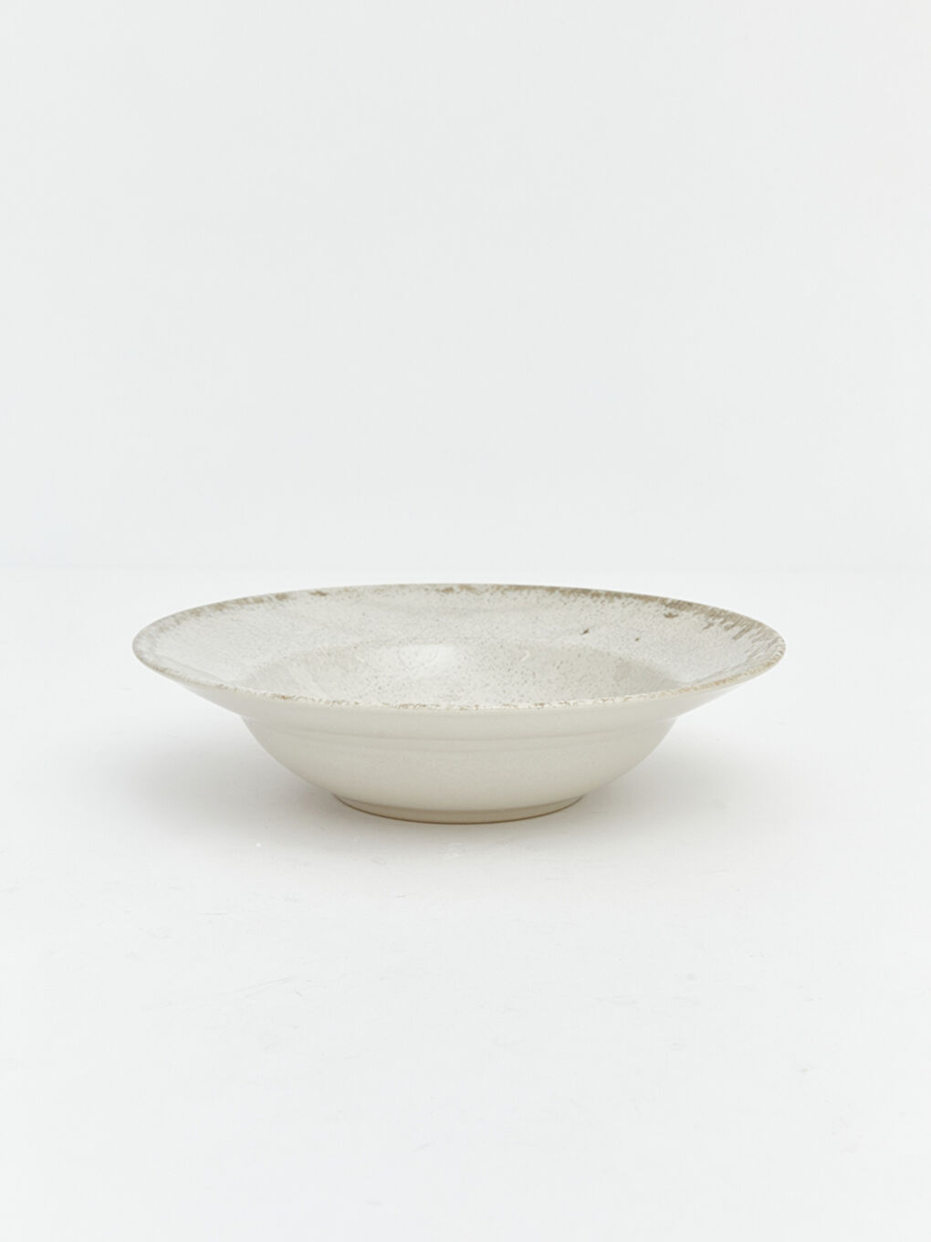 Bej Seramik Makarna Tabağı-1